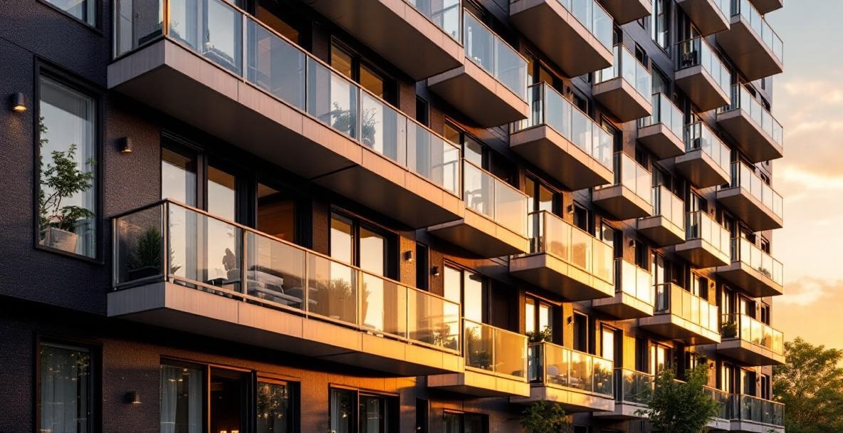 Aluminum vs steel balcony systems on a multifamily building